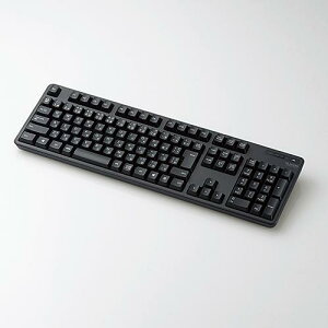 ELECOM TK-FDM106TBK �����L�[�{�[�h/�����u������/�t���T�C�Y/�u���b�N