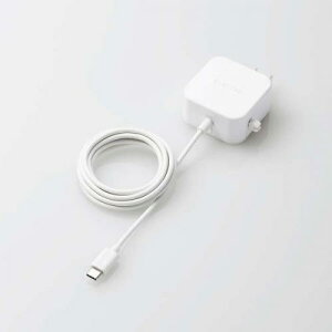 ELECOM MPA-ACC20WH AC[d/X}zE^ubgp/2.4Ao/Type-C/USB-C/P[ǔ^/1.5m/zCg