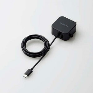 ELECOM MPA-ACC22BK AC[d/X}zE^ubgp/2.4Ao/Type-C/USB-C/P[ǔ^/1.5m/USB-AX1|[g/܂[d/ubN