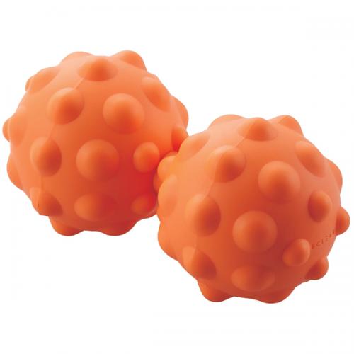 ELECOM HCK-PBTRHDR エクリアスポーツ 伸びるストレッチボール 凸タイプ ハード レギュラーサイズ オレンジ
