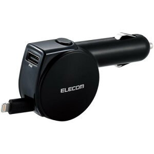 ELECOM MPA-CCL04BK �V�K�[�`���[�W���[/���[��90cm+USB A�|�[�g/4.8A/�C���W�P�[�^�[�t/�u���b�N
