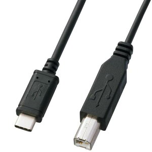 �T�����T�v���C KU-CB10 USB2.0 Type C-B�P�[�u���i1m�E�u���b�N�j