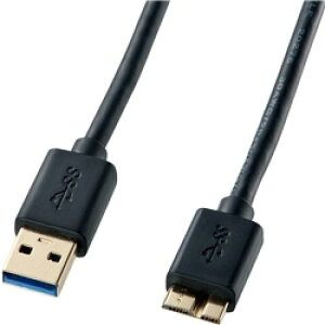 �T�����T�v���C KU30-AMC05BK USB3.0�Ή��}�C�N���P�[�u���iUSB IF�F�؃^�C�v�E�u���b�N�E0.5m�j