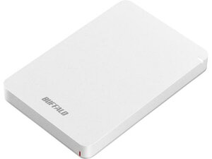 BUFFALO HD-PGF1.0U3-WHA USB3.1�iGen.1�j�Ή� �ϏՌ��|�[�^�u��HDD 1TB �z���C�g