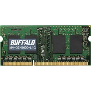 BUFFALO MV-D3N1600-L4G D3N1600-L4G @lij6Nۏ PC3L-12800 DDR3 SDRAM S.O.DIMM 4GB d