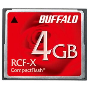 BUFFALO RCF-X4G �R���p�N�g�t���b�V�� �n�C�R�X�g�p�t�H�[�}���X���f�� 4GB