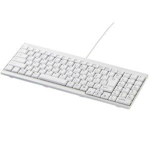 BUFFALO BSKBU14WH USB�ڑ� �L���X�����L�[�{�[�h �z���C�g