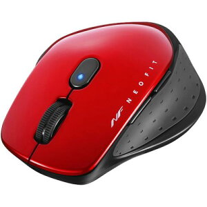 BUFFALO BSMBW510MRD ���� BlueLED 5�{�^�� NEOFIT�}�E�X M�T�C�Y ���b�h