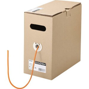 BUFFALO BL5E1000OR Cat5e LAN�P�[�u�� 100m �P�� �I�����W