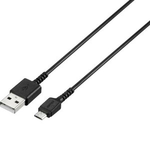 BUFFALO BSMPCMB120BK USB2.0�P�[�u���iType-A to microB�j �X���� 2.0m �u���b�N