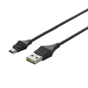 BUFFALO BSUAMNDU210BKA �ǂ�����USB2.0�P�[�u���iA to miniB�j 1.0m �u���b�N