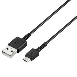 BUFFALO BU2AMBS10BK USB2.0 A to microB o[ubVXP[u 1.0m ubN