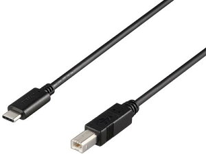 BUFFALO BU2CB20BK USB2.0�P�[�u�� C-B 2m �u���b�N