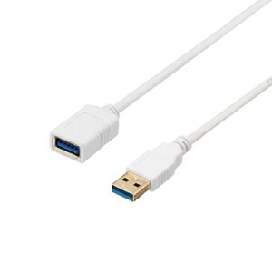 BUFFALO BU3AA10WH USB3.2 Gen1 �P�[�u�� �����p A-A 1m �z���C�g
