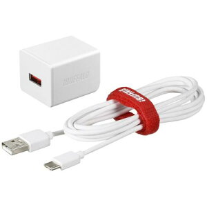 BUFFALO BSMPA2402P1CWH 2.4A USB}[d AUTO POWER SELECT@\ 1|[g^Cv Type-CP[ut 1.5m zCg