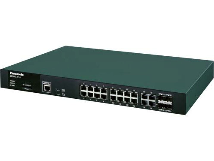 楽天市場】パナソニックEW PN26161K 20ポート レイヤ2スイッチングハブ 