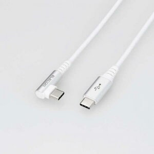ELECOM MPA-CCL20NWH USB Type-C�P�[�u��/�X�}�z�p/USB(C-C)/USB Power Delivery�Ή�/�F�ؕi/L���R�l�N�^/�R�ہE�R�E�C���X/2.0m/�z���C�g
