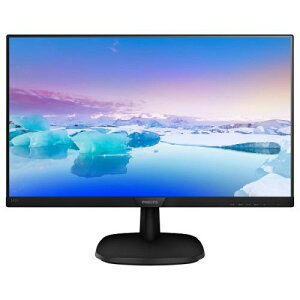 PHILIPS 243V7QJAB/11 液晶ディスプレイ 23.8型/1920×1080/DisplayPort、HDMI、D-Sub/ブラック/スピーカー:あり/5年間フル保証