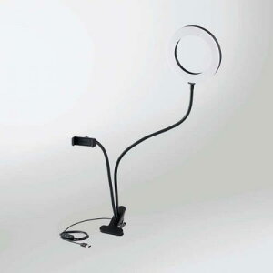 ELECOM DE-L01BK LEDOCg/16cm/NbvX^h/3F[h/10iK/USBd/ubN