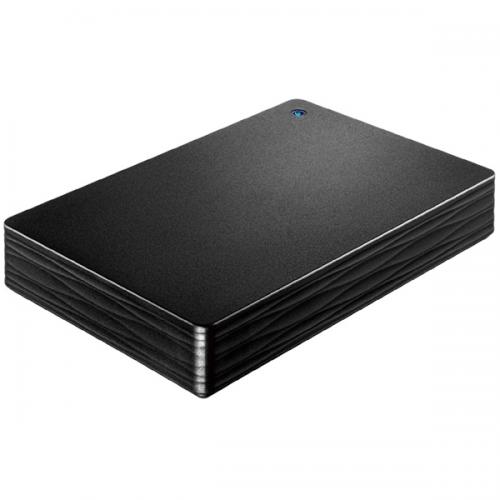 I-O DATA HDPH-UT4DKR USB3.1 Gen1/2.0対応ポータブルハードディスク「カクうす Lite」 ブラック 4TB：ISダイレクト店