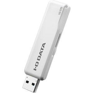 I-O DATA U3-STD128GR/W USB3.2 Gen 1�iUSB3.0�j/USB2.0�Ή� �X�^���_�[�hUSB�������[ �z���C�g 128GB