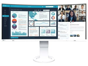 EIZO(エイゾー) EV3895-WT 液晶ディスプレイ 37.5型/3840×1600/HDMI、DisplayPort、USB Type-C/ホワイト/スピーカー:あり
