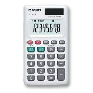 CASIO SL-797A-N �p�[�\�i���d�� �J�[�h�^�C�v �c�^ 8��