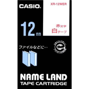 CASIO XR-12WER �l�[�������h�p�X�^���_�[�h�e�[�v 12mm ��/�ԕ���
