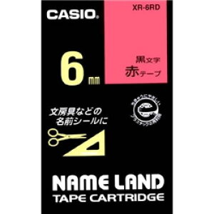 CASIO XR-6RD l[hpX^_[he[v 6mm /