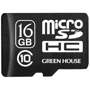 O[nEX GH-SDMRHC10DA-16G microSDHCJ[h 16GB NX10 +f[^T[rX