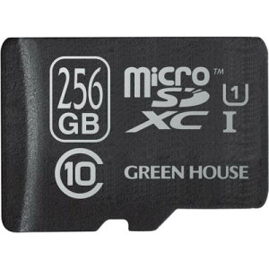 �O���[���n�E�X GH-SDMRXCUB256G microSDXC�J�[�h UHS-I U1 �N���X10 256GB 3�N�ۏ� �ϊ��A�_�v�^�t��