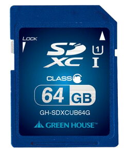 O[nEX GH-SDXCUB64G SDXC[J[h UHS-I NX10 64GB