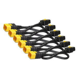 �V���i�C�_�[�G���N�g���b�N(��APC) AP8712S Power Cord Kit (6 ea) Locking C19 to C20 0.6m