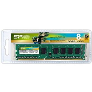 Silicon Power(VRp[) SP008GBLTU133N02 W[ 240Pin DIMM DDR3-1333(PC3-10600) 8GB uX^[pbP[W