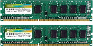 Silicon Power(VRp[) SP008GLLTU160N22 y1.35Vdz[W[ 240pin U-DIMM DDR3L-1600(PC3L-12800) 4GB×2g uX^[pbP[W