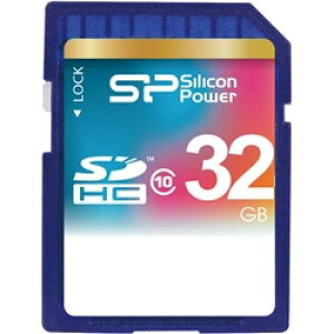 Silicon Power(VRp[) SP032GBSDH010V10 SDHC[J[h 32GB (Class10) @5Nۏ