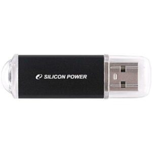 Silicon Power(VRp[) SP032GBUF2M01V1K USBtbV ULTIMA-II I-Series 32GB ubN @5Nۏ