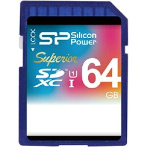 Silicon Power(VRp[) SP064GBSDXCU1V10 yUHS-1ΉzSDXCJ[h 64GB Class10 vf Ǎ85MB/s 40MB/siőlj5Nۏ