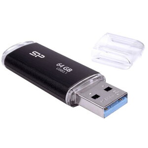 Silicon Power(VRp[) SP064GBUF3B02V1K USB3.1tbV Blaze B02 Series 64GB ubN Lbv Xgbvz[t@5Nۏ
