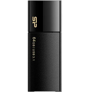 Silicon Power(VRp[) SP064GBUF3B05V1K USB3.0tbV Blaze B05 Series 64GB ubN XCh@5Nۏ