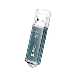 Silicon Power(VRp[) SP064GBUF3M01V1B USB3.0tbV 64GB Marvel M01 ACV[u[@5Nۏ