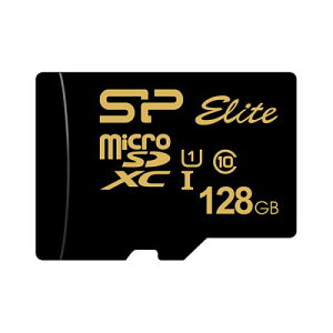 Silicon Power(VRp[) SP128GBSTXBU1V1GSP Golden Series-Elite microSDXCJ[h UHS-I U1 Class10 128GB@5Nۏ