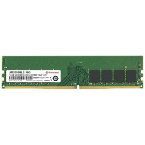 Transcend JM3200HLE-16G 16GB JM DDR4 3200 U-DIMM 1Rx8 2Gx8 CL22 1.2V