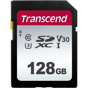 Transcend TS128GSDC300S SDXCJ[h Class10 UHS-I U1 V10 128GB