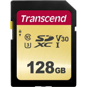 Transcend TS128GSDC500S SDXCJ[h Class10 UHS-I U3 V30 MLC 128GB