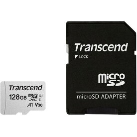 Transcend TS128GUSD300S-A 128GB UHS-I U3A1 microSDXCカード with Adapter TLC