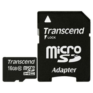 Transcend TS16GUSDHC10 microSDHCJ[h Class10 16GB (SDJ[hϊA_v^t)