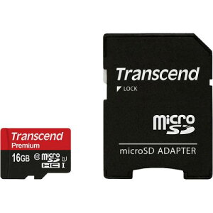 Transcend TS16GUSDU1 microSDHCJ[h Class10 UHS-I U1 16GB (SDJ[hϊA_v^t)