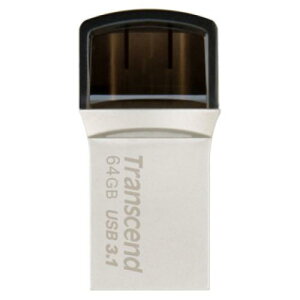 Transcend TS32GJF890S 32GB USB3.1 Pen Drive OTG Type AC Silver