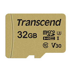 Transcend TS32GUSD500S microSDHCJ[h Class10 UHS-I U3 V30 MLC 32GB (SDJ[hϊA_v^t)